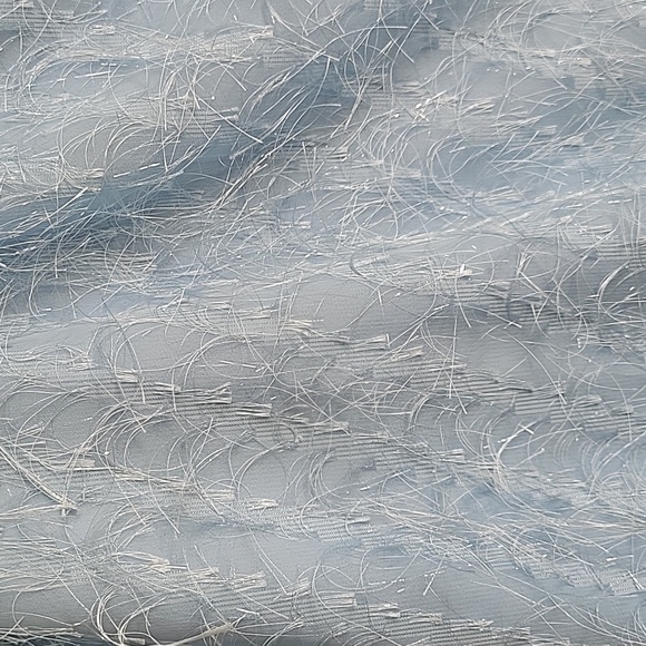 NWT Asos Tall Cami Tank Top Baby Blue with Soft Metallic Fringe - Size 18 Tall - Picture 4 of 9